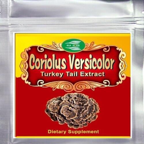300gram (10.56oz) Turkey Tail Mushroom Coriolus Versicolor 50:1 Extract 50% Polysaccharides Powder