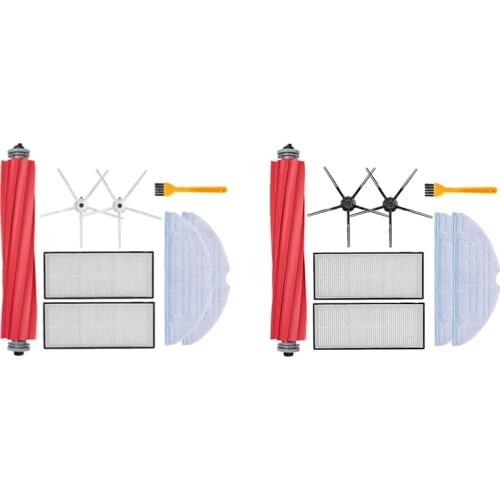 8Pcs Replacement Parts Kit For Xiaomi Roborock S7 Robot Vacuum Cleaner Side Roller Main Brush HEPA Filter Mop Pads