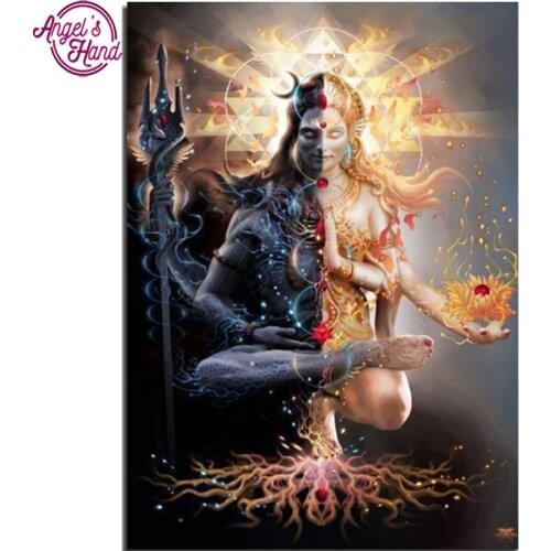 DIY diamond painting religion handmade full diamond embroidery Buddhism 5d square diamond mosaic full paste pattern Beads