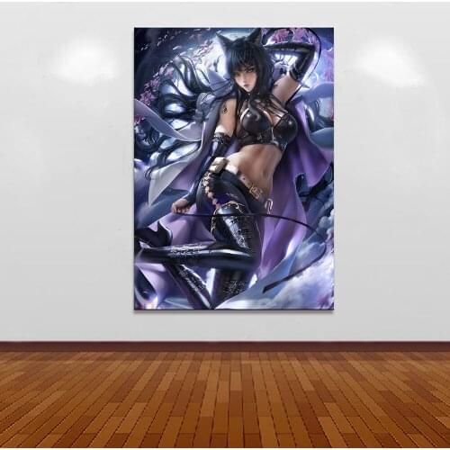DIY Diamond Painting Full Square/Round Cross Stitch Diamond Embroidery Mosaic Rhinestone League Of Legends Game Sexy Ahri