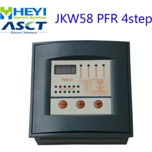 Reactive power automatic compensation controller JKW58 PFR 4steps 380v power factor controller power factor meter