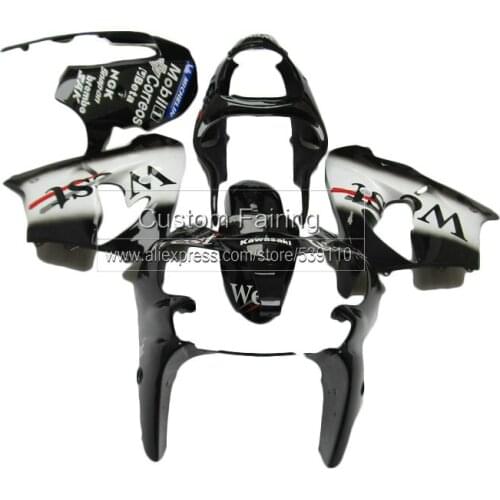 White sticker fairing kit for Kawasaki ZX9R Ninja zx 9r 2000 2001 00 01 7gifts fairings CG49
