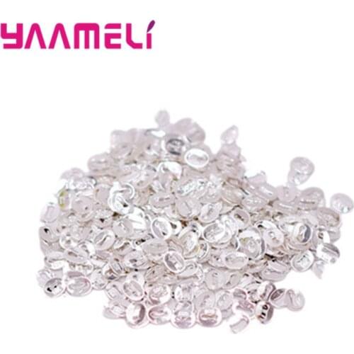 925 Sterling Silver Extension Extended Tail Chain Tag Lobster Clasps Connector DIY Jewelry Making Findings Bracelet Necklaces