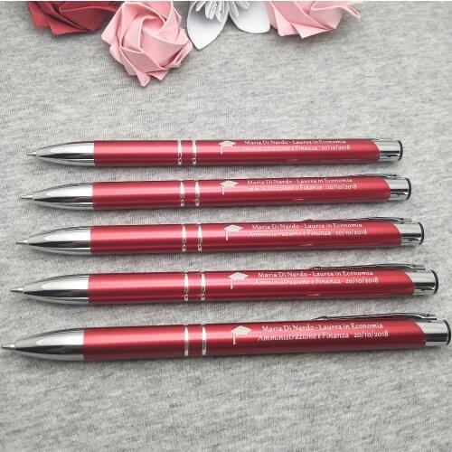 Sales champion!!! 60pcs/lot 10 colors metal pen customized logo printing with free logo/name or TEXT For company event supplies