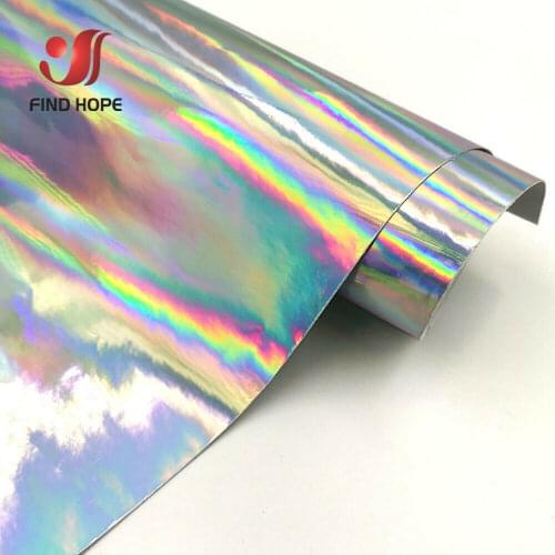 Holographic Iridescent Silver Adhesive Vinyl Making Sign Pattern Cricut Sticker Craft Scrapbook Letter Cup Wall Glass Decor DIY