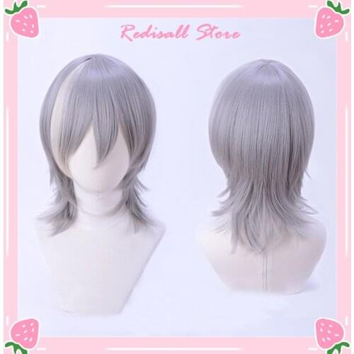 Idolish7 Re:vale Cosplay Wig Origasa Yukito Synthetic Hair Heat Resistant Halloween Short Hair for Adult Men Women Role Play