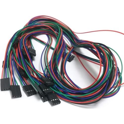 10pcs 4P female to female Dupont Cable 70cm jumper wire for 3D printer