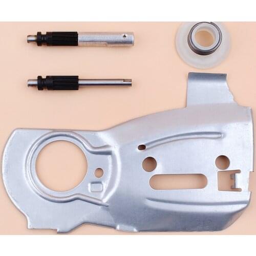 Chain Guide Bar Plate Oil Pump Worm Gear Kit Fit Husqvarna 340 345 350 Jonsered 2150 2145 2141 Chainsaw 503875701 503932101