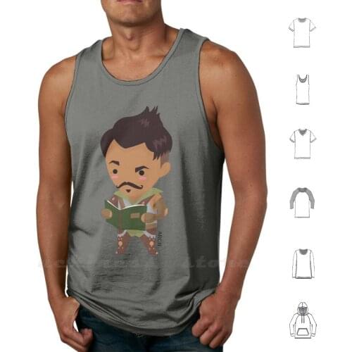 Dorian Pavus Tank Tops Vest Sleeveless Dorian Pavus Mage Magic Tevinter The Iron Bull Iron Bull Dragon Age