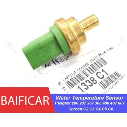 Baificar Brand Genuine Coolant Water Temperature Sensor 1338C1 For Peugeot 206 207 307 308 406 407 607 Citroen C2 C3 C4 C5 C6