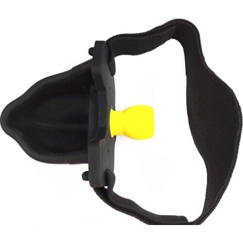 Adult sex toys,Silicone Piss Urinal Mouth Gag Bondage Harness Belt With 4pcs Gag Ball Mouth Bite Plug Sex Toys For Lover