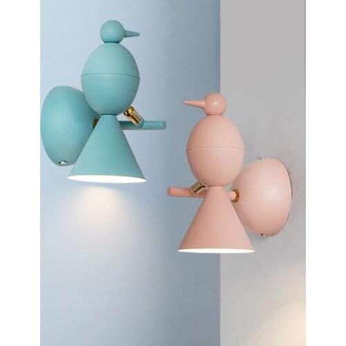 Modern Bird Pendant Lights Nordic Led Loft Decor Magpie Hanging Lamp for Dining Room Bedroom Suspension Luminaire Home Fixtures