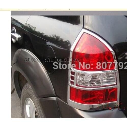 Car styling 2005-2009 For Hyundai Tucson ABS Chrome After headlight Lamp Cover