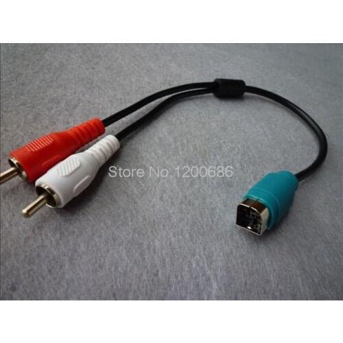 For Alpine CDA-9811 CDA9811 Car Audio RCA Input Cable Adapter KCA-121B