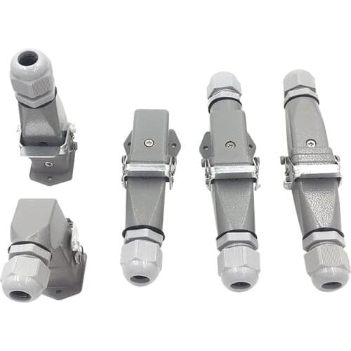 Heavy duty connector 4core (3+1) 5core (4 +1) 6core (5+1) 8core (7+1) 10A rectangular aviation plug