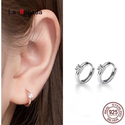 La Monada Hoop Earrings For Women Silver 925 Fine Women Earrings Jewelry Beautiful Hoop Earrings 925 Sterling Silver Women