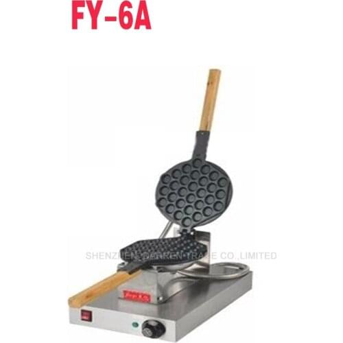 1PC Hot Sale EGG Waffle iron Maker FY-6A Hong Kong Electric Egg Puffs Waffle machine,bubble egg cake oven