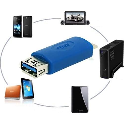 1PCS Standard USB 3.0 A male female A USB 3.0 Micro B male connector USB3.0 adapter AM to MicroB adapter converter