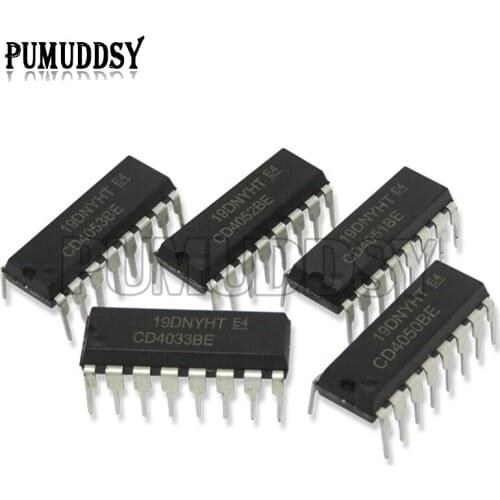 10PCS CD4053BE DIP16 CD4053 DIP 4053BE DIP-16 new and original IC Chipset