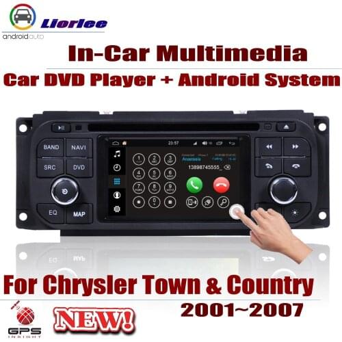 For Chrysler Town/Country 2001-2007 Car Android DVD GPS Player Navigation System HD Screen Radio Stereo Integrated Multimedia