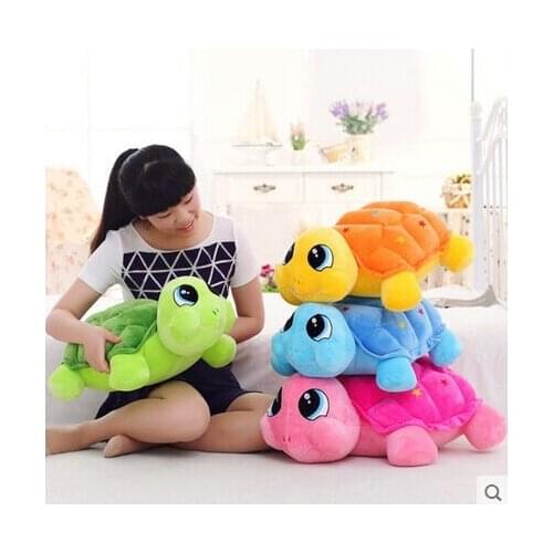 Large 55cm colourful turtle plush toy tortoise doll throw pillow ,toy gift t8859