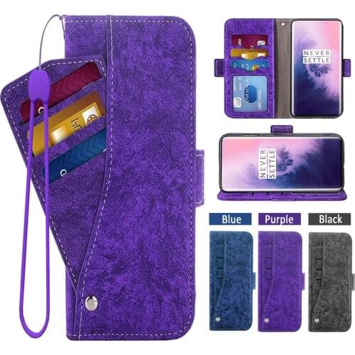 Magnetic Phone Case For OnePlus 7 Pro OnePlus7Pro 5G One Plus 1+7 1Plus OnePlus7 7Pro One+ 1 + Seven Flip Leather Wallet Cover