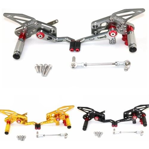 CNC Adjustable Rear Set Rearsets For KAWASAKI Z125 Z125 Pro 2016 2017 2018