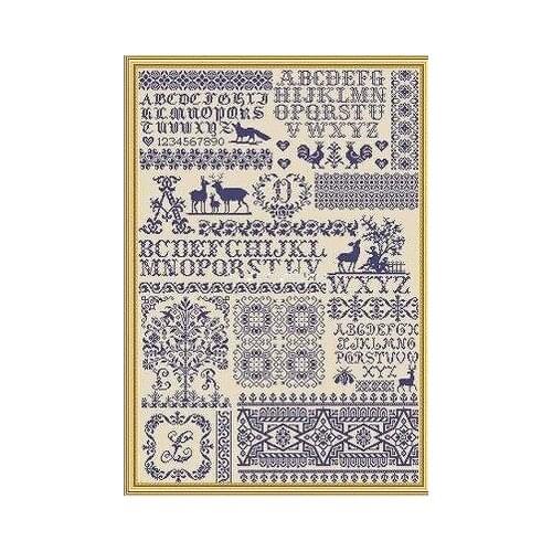 Cross Stitch Kit Embroidery Homfun Craft Bears Cross Stich Painting Joy Sunday Christmas Decorations For Home Homefun ZZ524