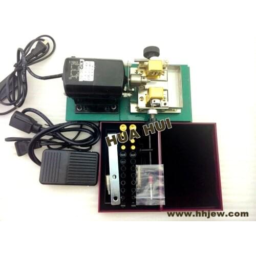 HUAHUI Jewelry Pearl Drilling Machine/ Pearl chucks with 7pcs Tungsten Steel Needle and one piece handle
