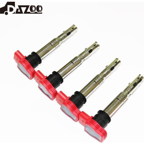 4PCS 06E905115E Genuine Ignition Coil FOR R8 Q5 Q7 S4 S6 A4 A5 A6 A8 QUATTRO 3.0 3.2 4.2 T ouareg R8 06H905115B 07K905715