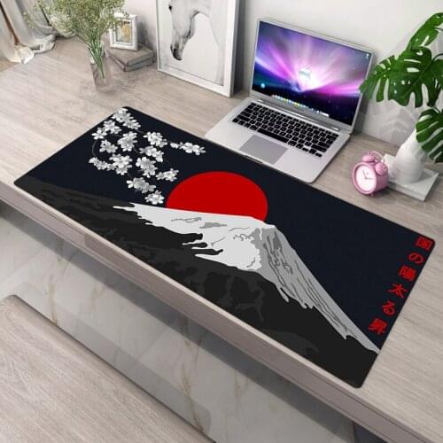 Anime Mousepad Razer Pad Cherry Blossom Flower Mouse Pad Gamer Kawaii Gaming Accessories Pad Mause Gamers Pc Custom Desk Mat Xxl