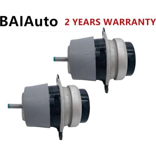 7L6199131A Engine Motor Mount Mounts 2PCS Left + Right Side Set Engine Rubber Mounts For VW Touareg Audi Q7 4.2L 7L6199131