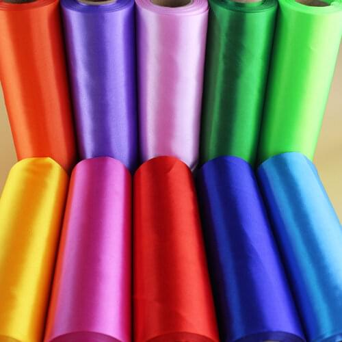 22yards 30cm Extra wide silk satin ribbons wedding Christmas Festival celebration party Ceiling table bench scene decoration