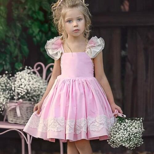 2020 Summer Kids Girls Birthday Party Dress Baby Girls Princess Dresses Girls Dress Toddler Clothes Children Wedding Ball Gown