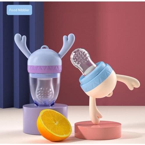 New Baby Pacifier Fresh Food Nibbler Kids Fruit Feeder Nipples Baby Supplies Nipple Silicone Pacifier Fruits Infant Pacifiers