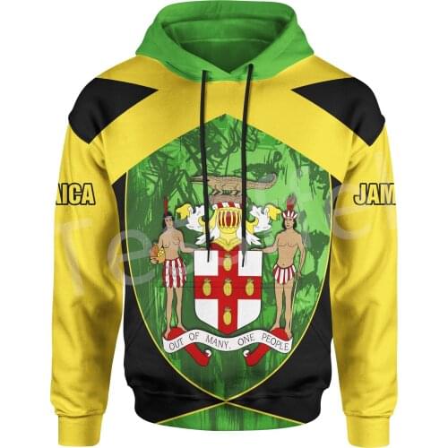 Tessffel County Flag Africa Jamaica King Emblem Lion NewFashion Tracksuit 3DPrint Men/Women Streetwear Harajuku Funny Hoodies B7