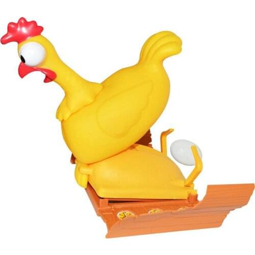 Plastic Hen Laying Eggs Funny Toy Interactive Hobbies Joke Gift Family Game