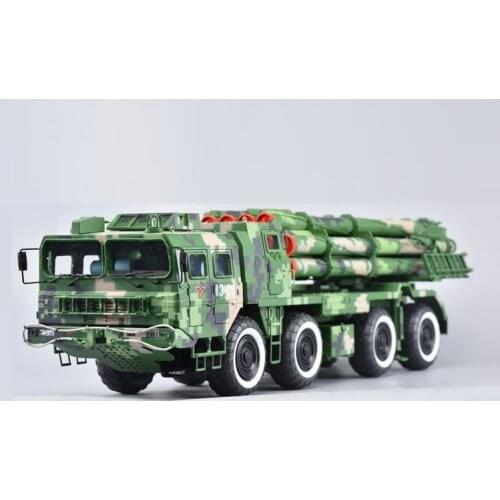 Rare Diecast Toy Model 1:30 Scale PHL03-300mm Military Rocket Missile Launcher Vehicle Machinery For Gift,Collection,Decoration