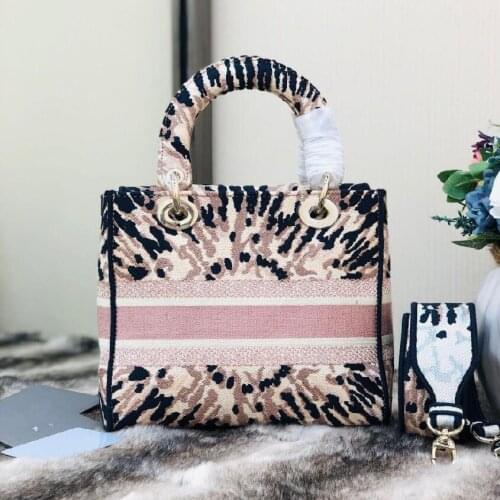 Luxury Designer Handbag Women Embroidery Firework Tote Bag LADY BOOK Famous Bags for Women Shoulder Totes Pink Torebka Damska