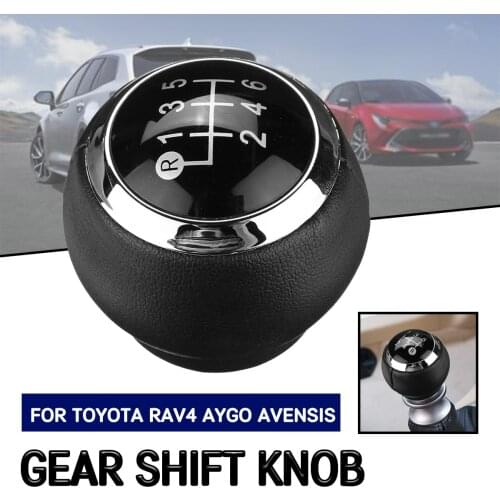 Car 5/6 Speed Manual Gear Lever Shifter Gaitor For Toyota Corolla Verso Auris Aygo Yaris Avensis For RAV 4 Gear Shift Knob