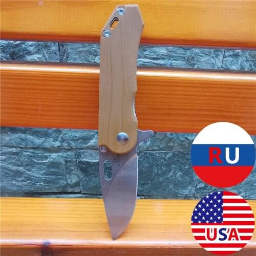 Folding Knife Fold D2 Steel G10 Rescue Tool Outdoor EDC CS GO Tactical Camping Survival Hunting Pocket Knives