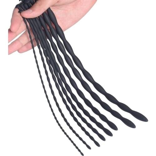 Silicone Urethral Catheter Penis Urethra Stimulator Dilator Urethral Rod Sex Toys SM Male Penis Plugs Masturbator Urethral