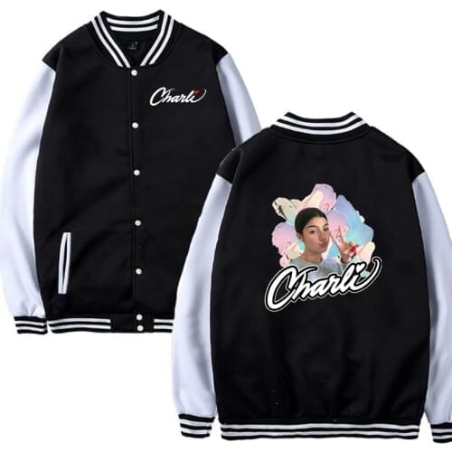 Women Baseball Jacket Casacos Femininos Charli D'Amelio College Jackets Bomber Jacket 2020 New Autumn Winter Coats Basic Outwear