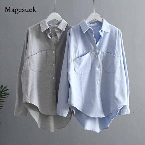 Vintage 2020 Spring Autumn Women Blouse Korean Long Sleeve Womens Tops and Blouses Female Tops Women Shirts Blusas Roupa 6658 50