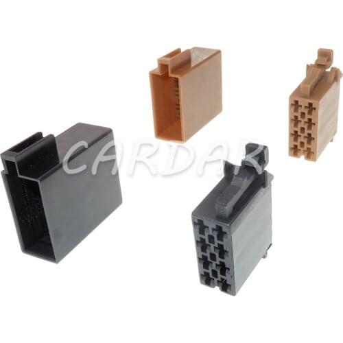 1 Set 8 Pin 962189-1 962191-1 Automotive CD Wire Plugs Car Radio Speaker Plug Audio ISO Cable Socket For VW