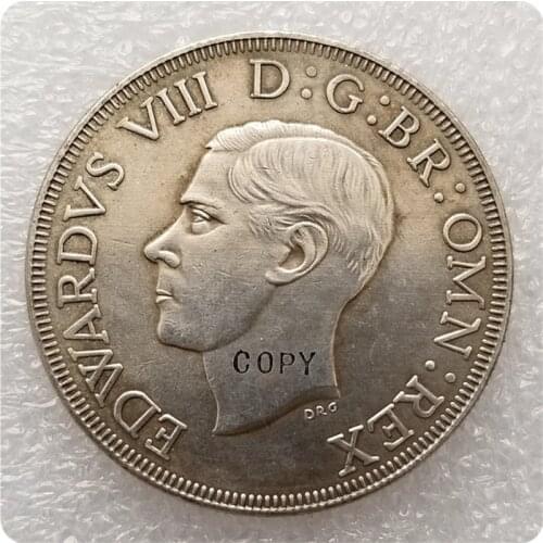 1937 Edward VIII Pattern Wreath Crown Copy Coin