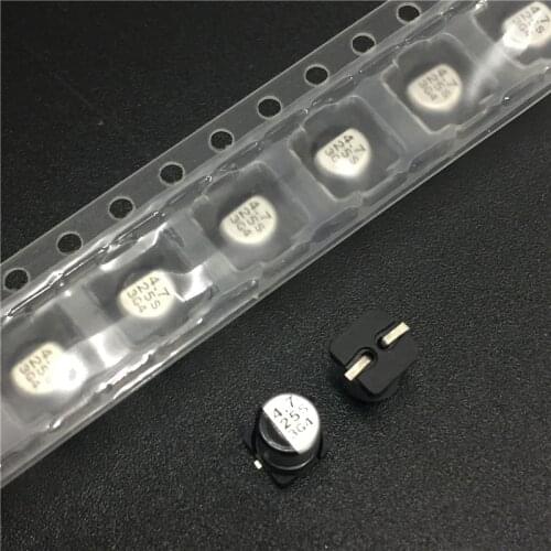 20Pcs/100Pcs 4.7uF 25V S Series 4x5.4mm 25V4.7uF Chip type SMD Aluminum Electrolytic capacitor