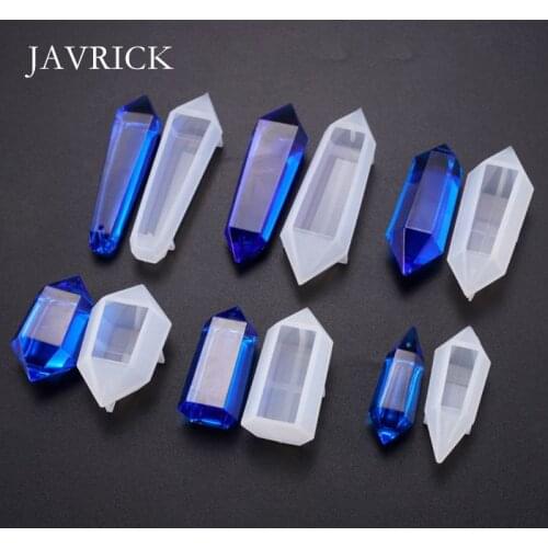 8 Pcs/set Crystal Epoxy Mould DIY Pendant Necklace Jewelry Decorative Craft Tool DIY Pendant Accessories Jewelry Making Tool