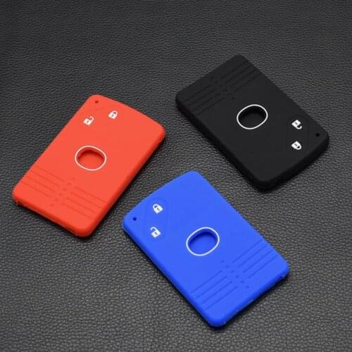 10 units Silicone rubber car key cover case for Mazda 3 5 6 8 M8 CX-7 CX-9 smart card remote 2 buttons key protected 10 pcs/lot