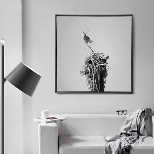 Unframed Canvas Prints Bird Nest Wall Art Canvas Painting Print Wall Picture For Living Room Wall Art Decoration Dropshipping